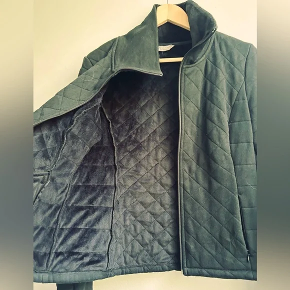 THE NORTH FACE women’s medium fleece lined quilted zip jacket - Picture 5 of 8